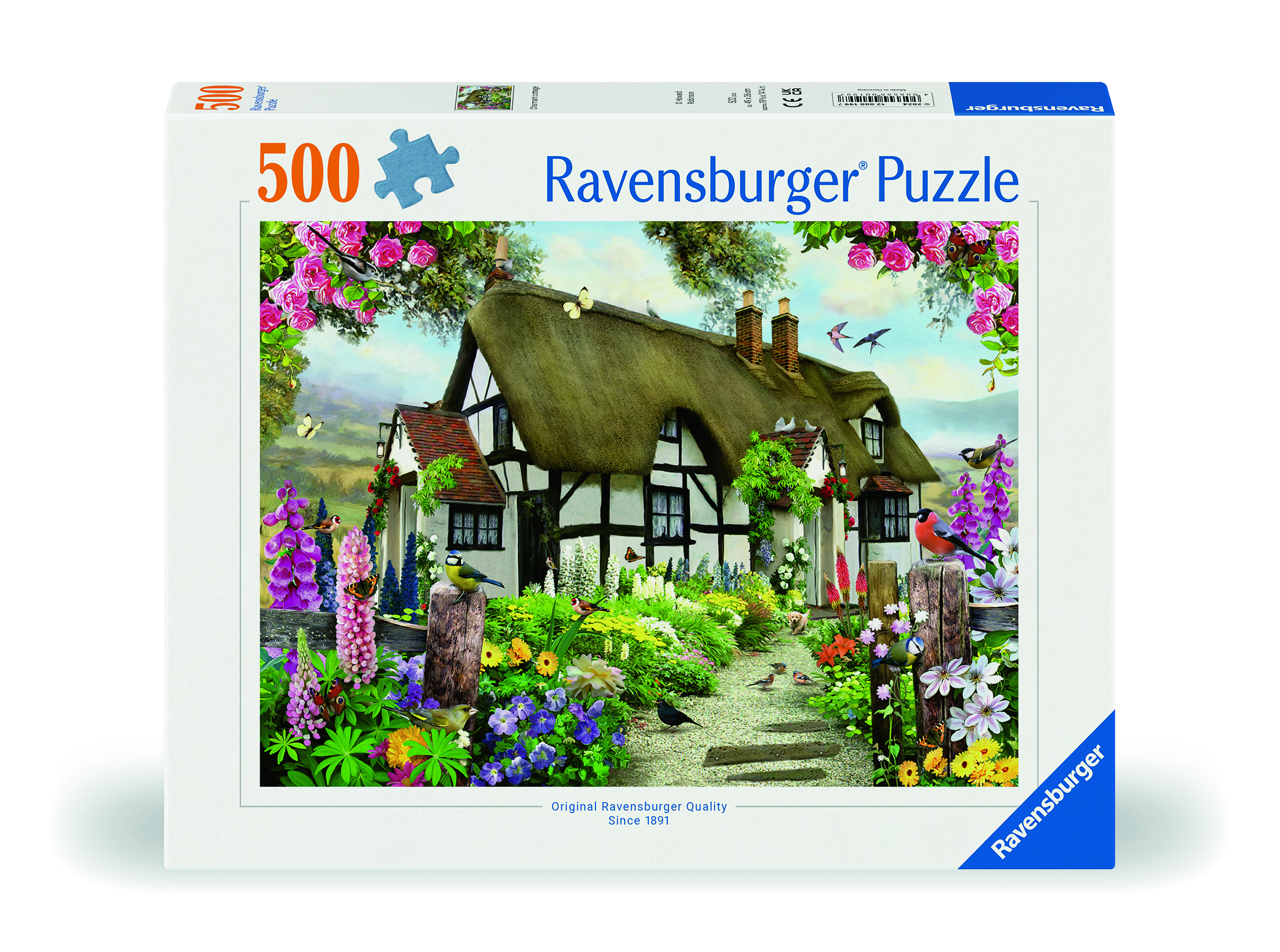   puzzel Idyllische cottage 500 stukjes