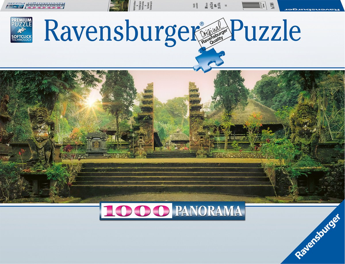 Ravensburger puzzel Jungletempel Pura Luhur Batukaru op Bali - Legpuzzel - 1000 stukjes