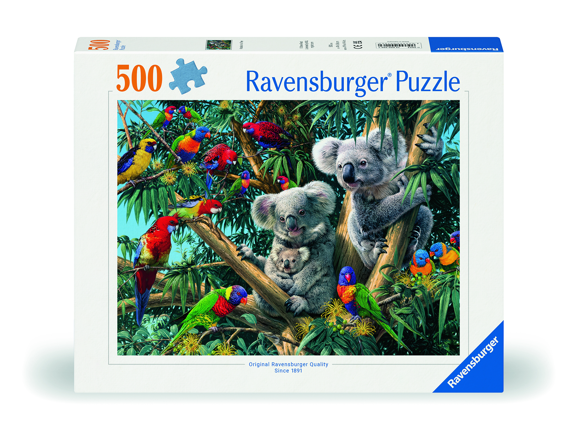   puzzel Koalas in de boom 500 stukjes