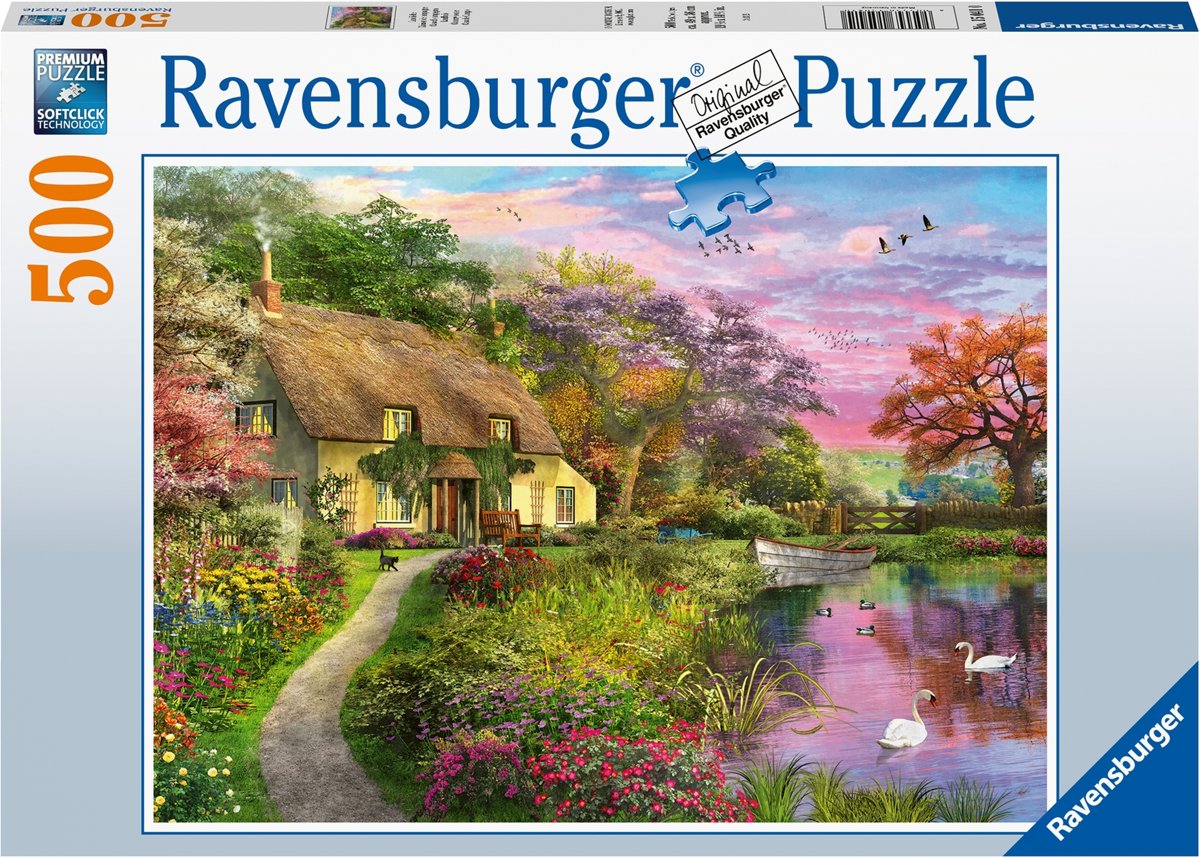 Ravensburger puzzel Landhuis - legpuzzel - 500 stukjes