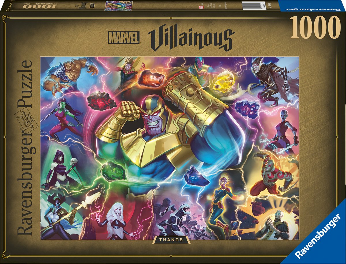 Ravensburger puzzel Marvel Villainous Thanos - Legpuzzel - 1000 stukjes