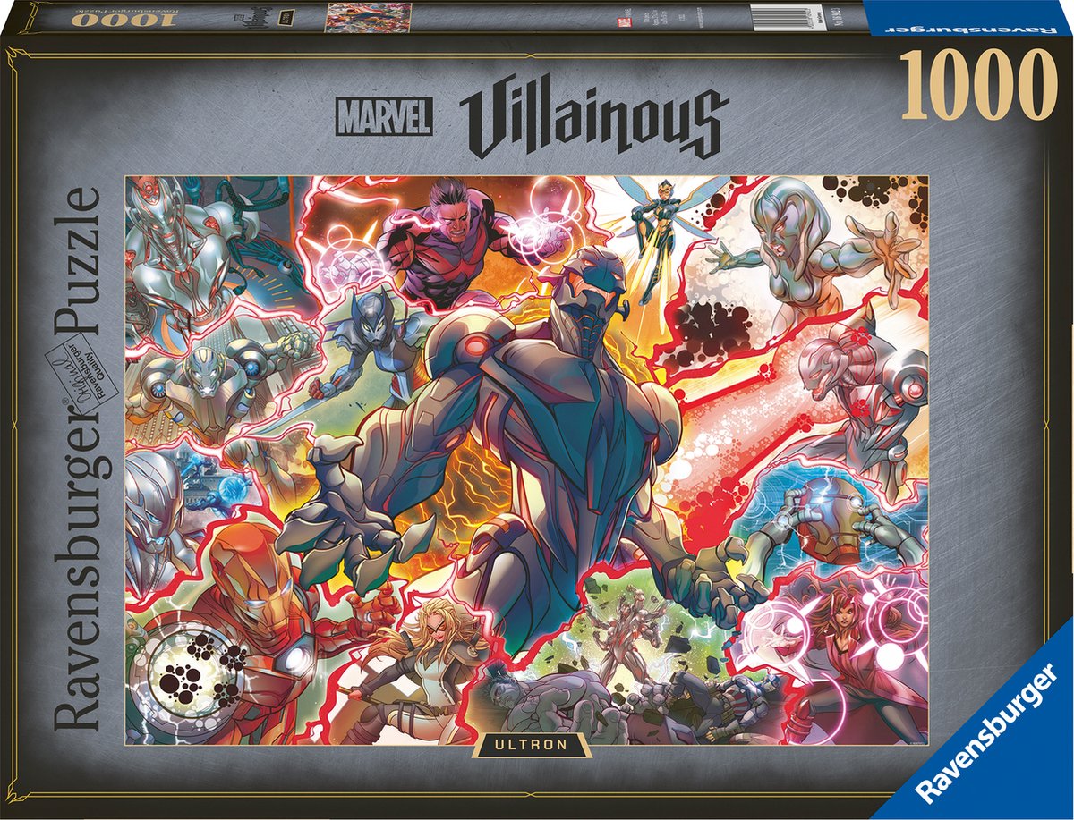 Ravensburger puzzel Marvel Villainous Ultron - Legpuzzel - 1000 stukjes