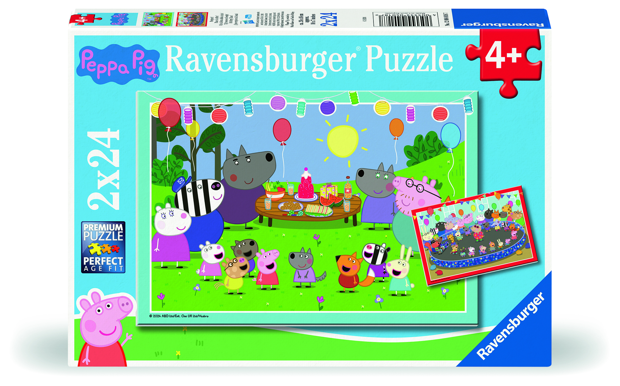   puzzel Peppa Pig 2x24 stukjes