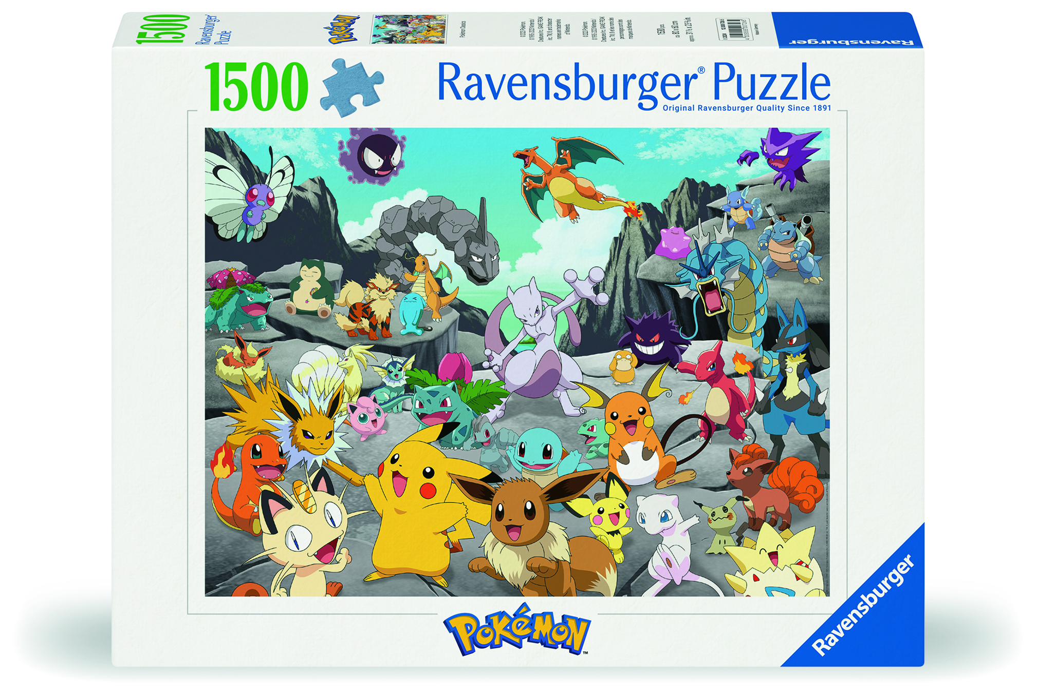   puzzel Pokémon Classics 1500 stukjes