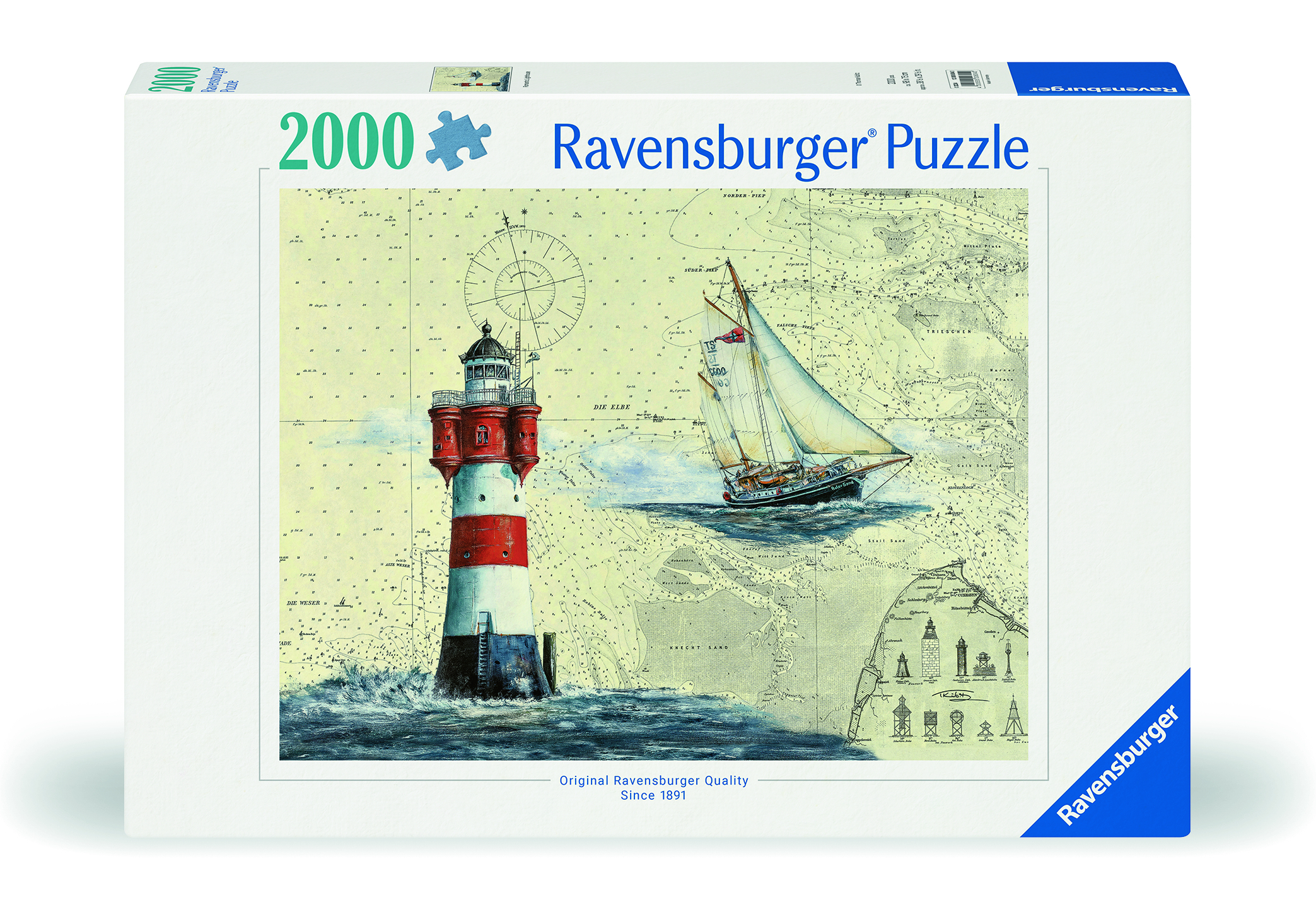   puzzel Romantic Lighthouse 2000 stukjes