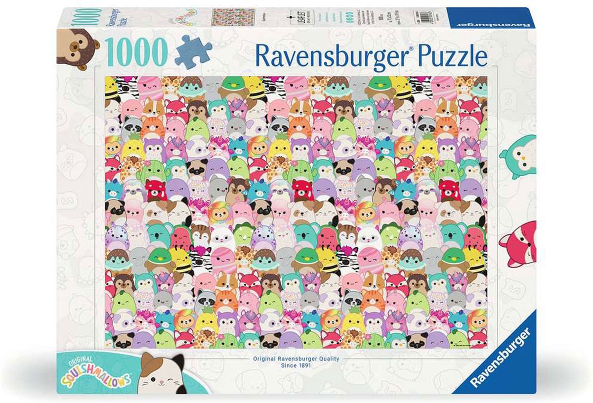   puzzel Squishmallows - 1000 stukjes karton.