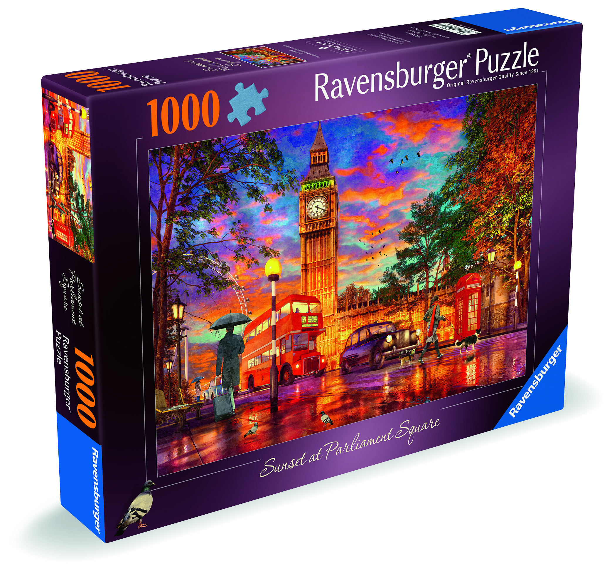   puzzel Sunset at Parliament Squ. 1000 stukjes