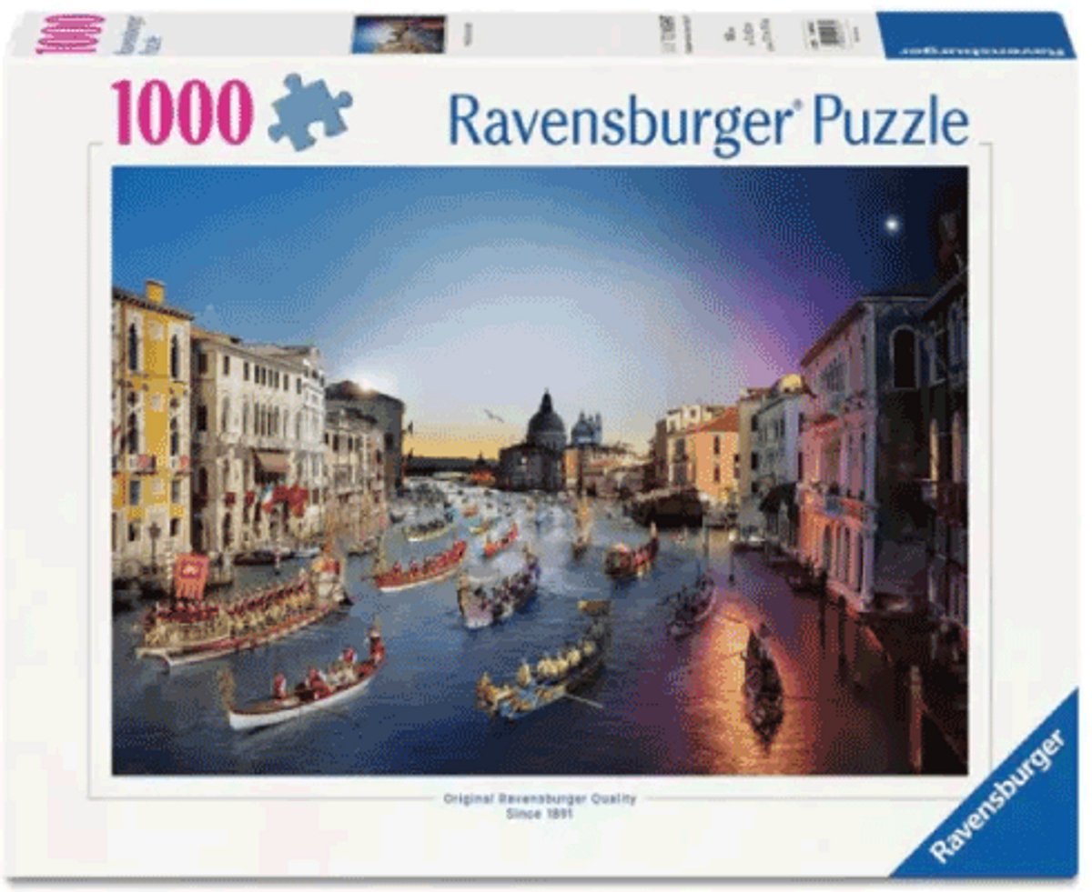   puzzel Venice Day to Night - Legpuzzel - 1000 stukjes