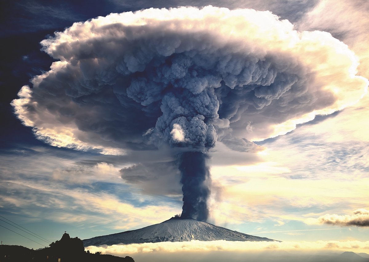 Ravensburger puzzel Vulkaan Etna - legpuzzel - 1000 stukjes