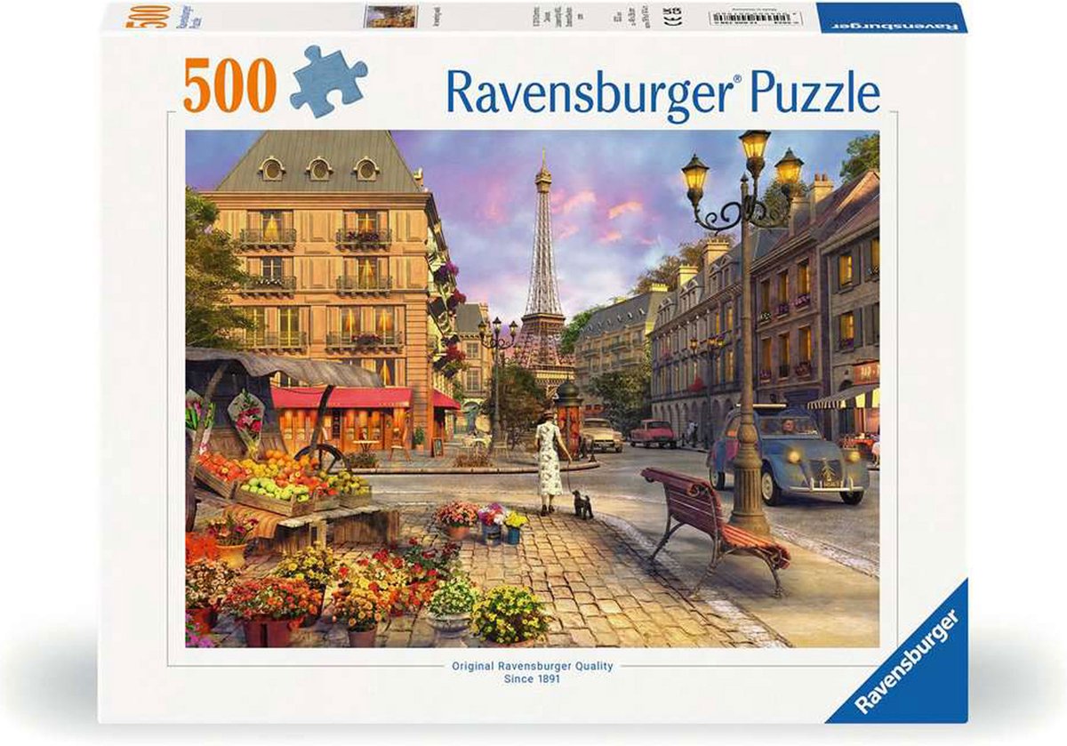   puzzel Wandeling door Parijs - Legpuzzel - 500 stukjes