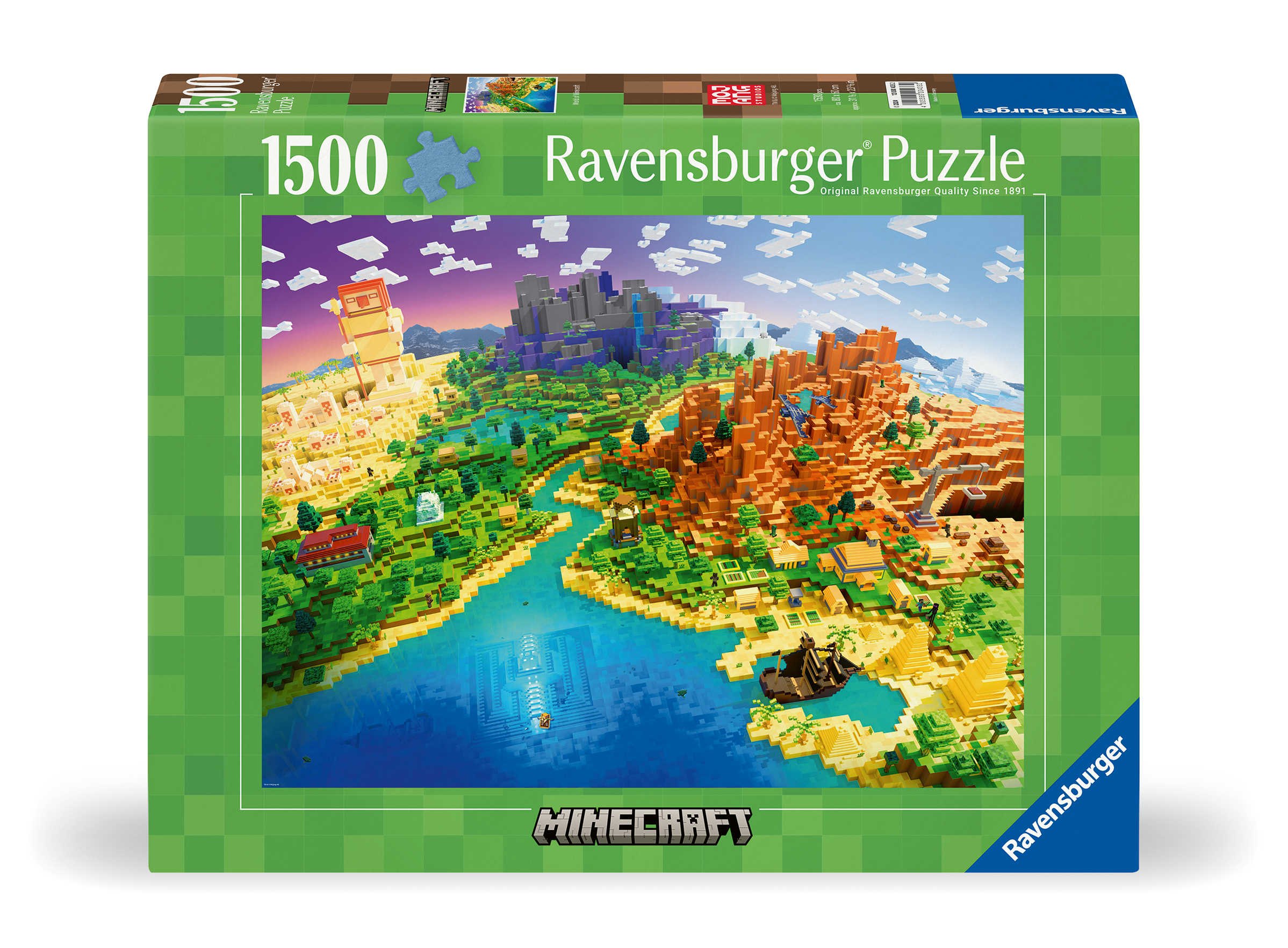  puzzel World of Minecraft 1500 stukjes