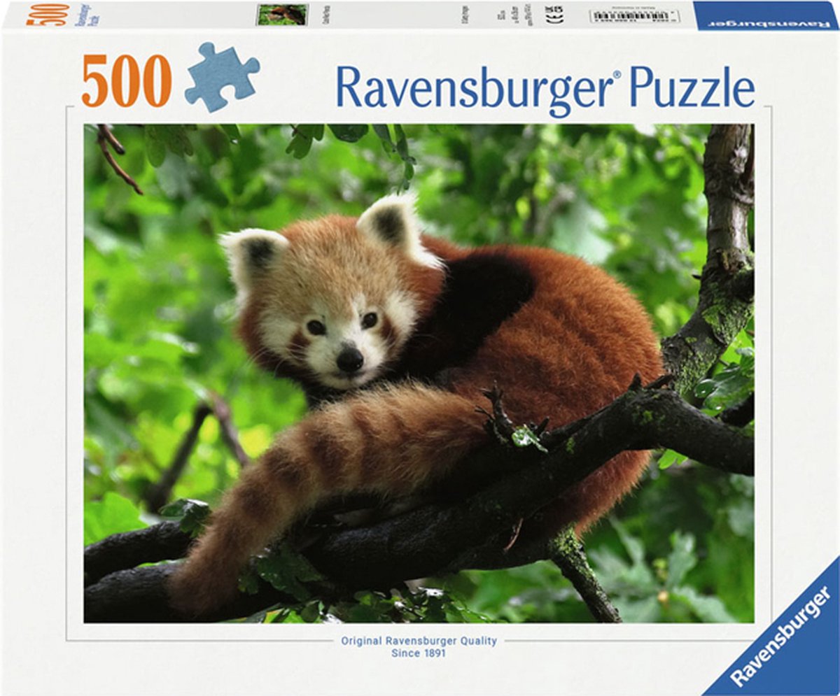   puzzel rode panda legpuzzel - 500 stukjes dieren.