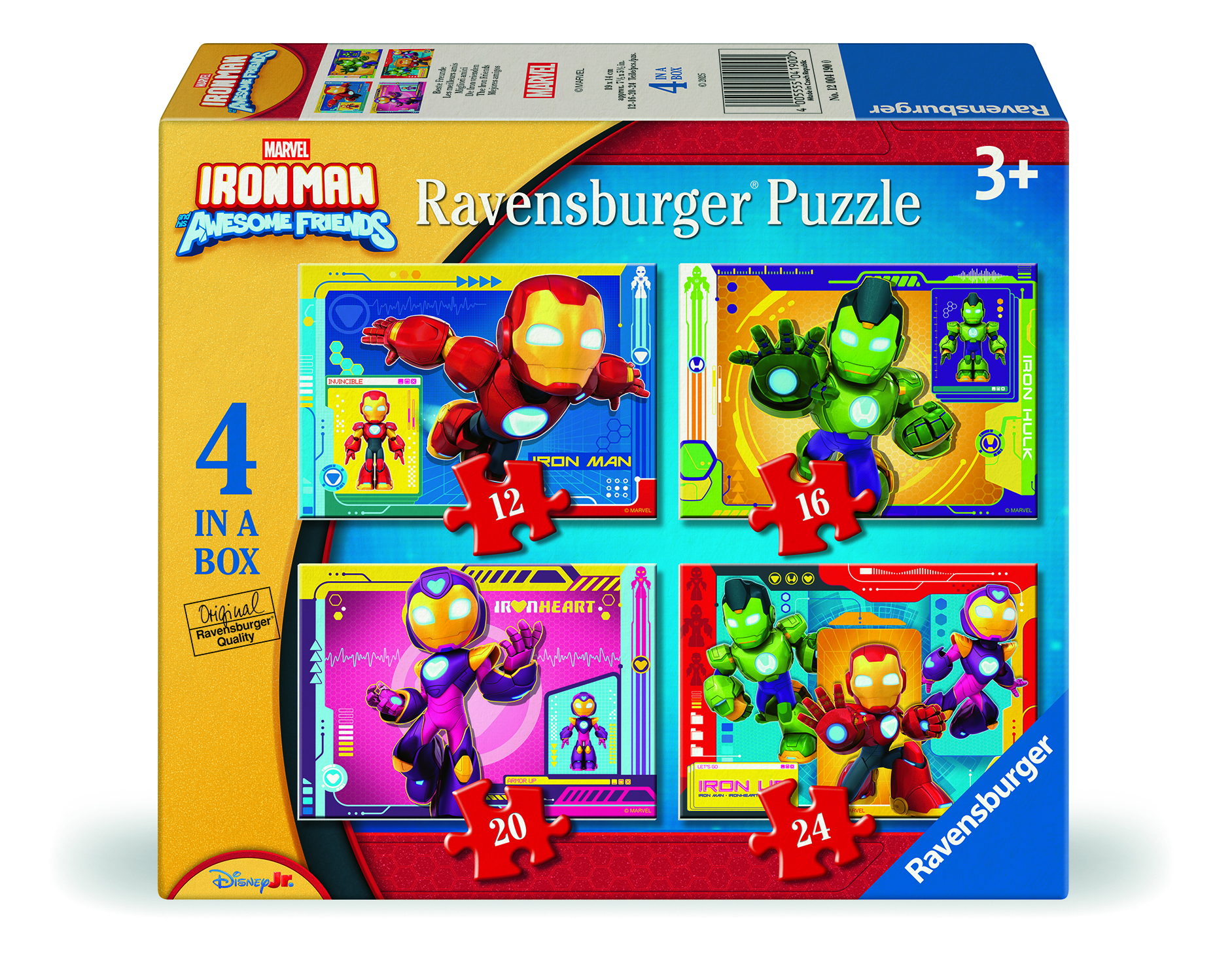   puzzels Iron Man & Friends 12/16/20/24 stukjes