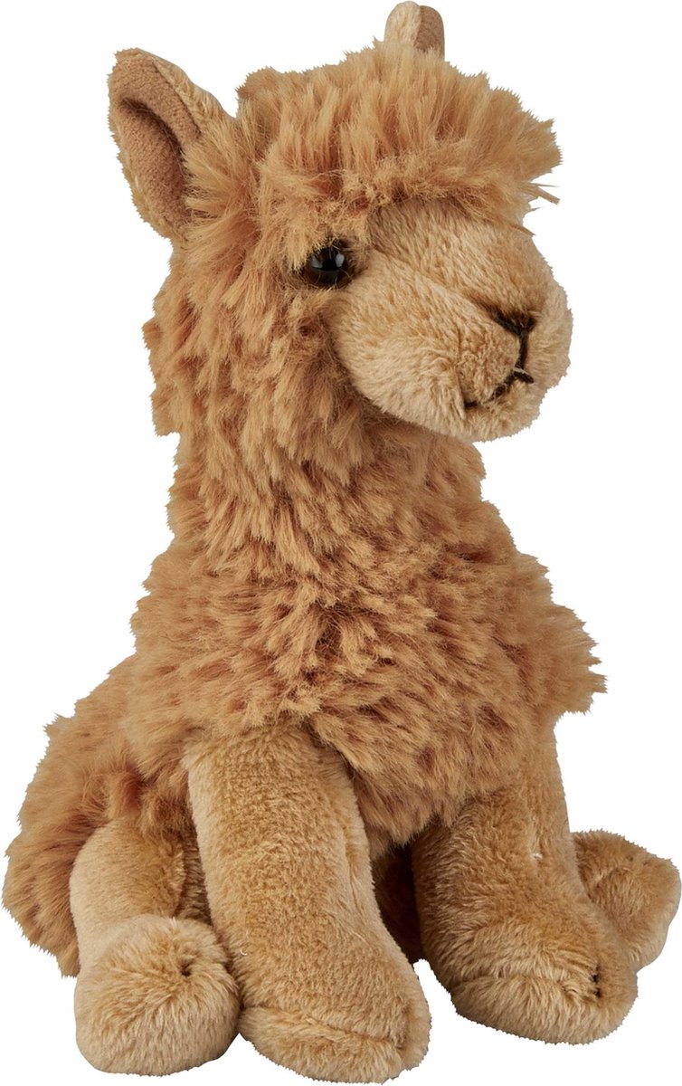 Pluche knuffel dieren Alpaca 15 cm - Speelgoed Alpacas knuffelbeesten