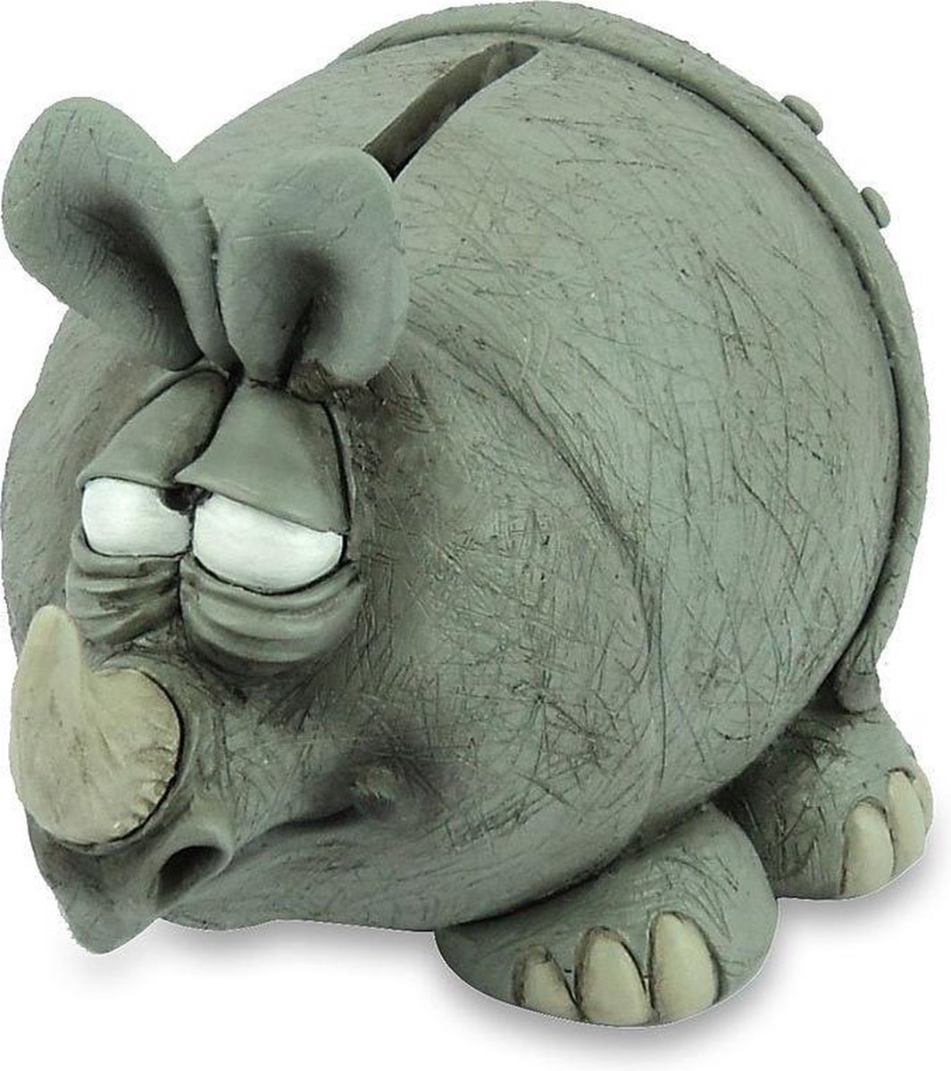   neushoorn gemaakt van polyresin