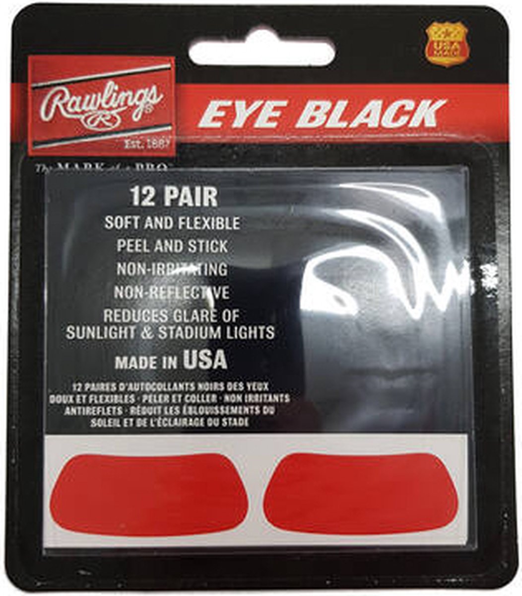 Rawlings Oog Stickers Gekleurd Kleur Rood