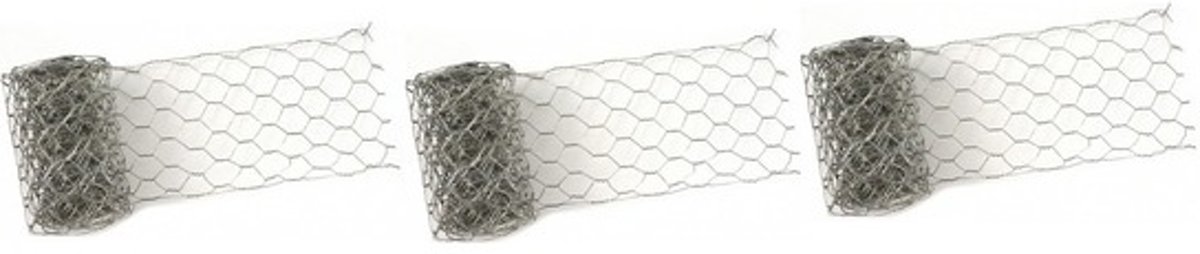 3x Kippengaas 2,45 meter