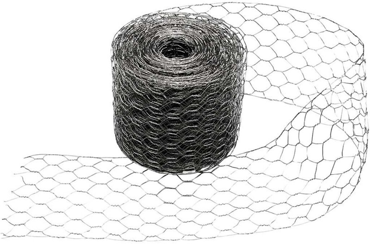 3x Kippengaas 20 meter x 13 cm - Gaasdraad / Gaas - Creatief hobby materiaal - Gips/papier mache vormen maken