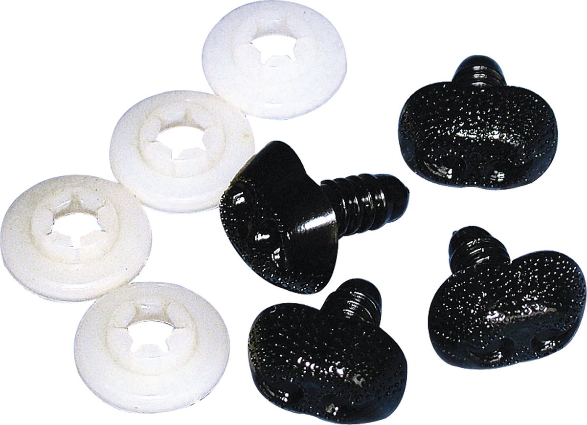 Dierenneuzen - Formaat 15 mm - Zak 4 stuks