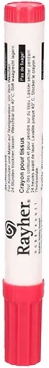 Fuchsia roze textielstift met dikke punt