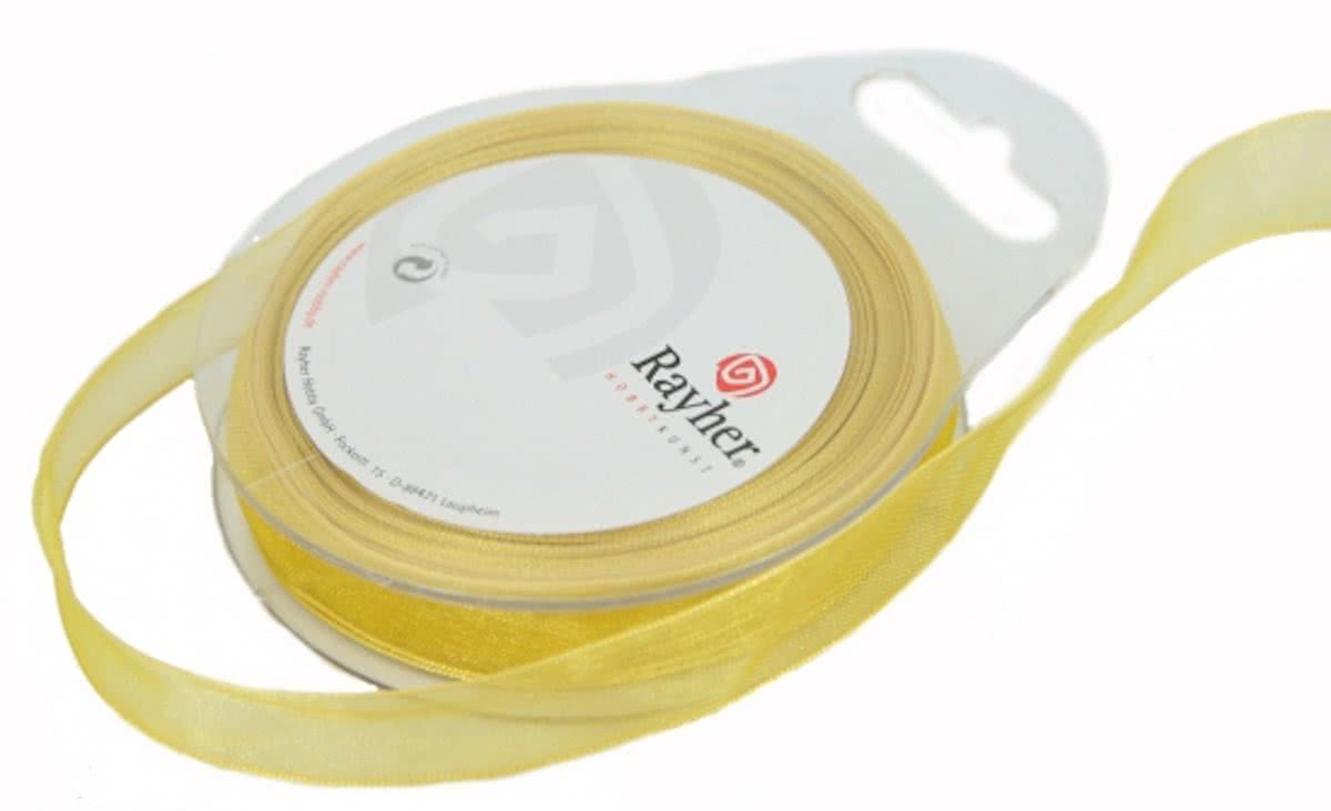 Gouden organza lint 10 meter