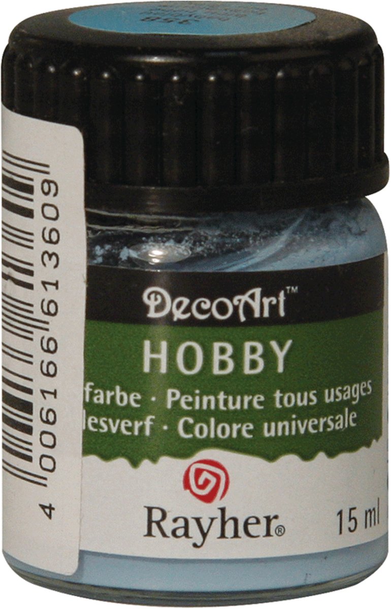 Hobby acrylverf lichtblauw 15 ml