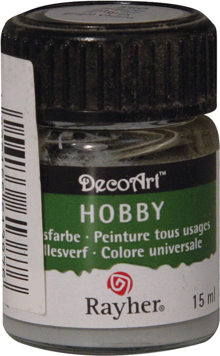 Hobby acrylverf lichtgrijs 15 ml