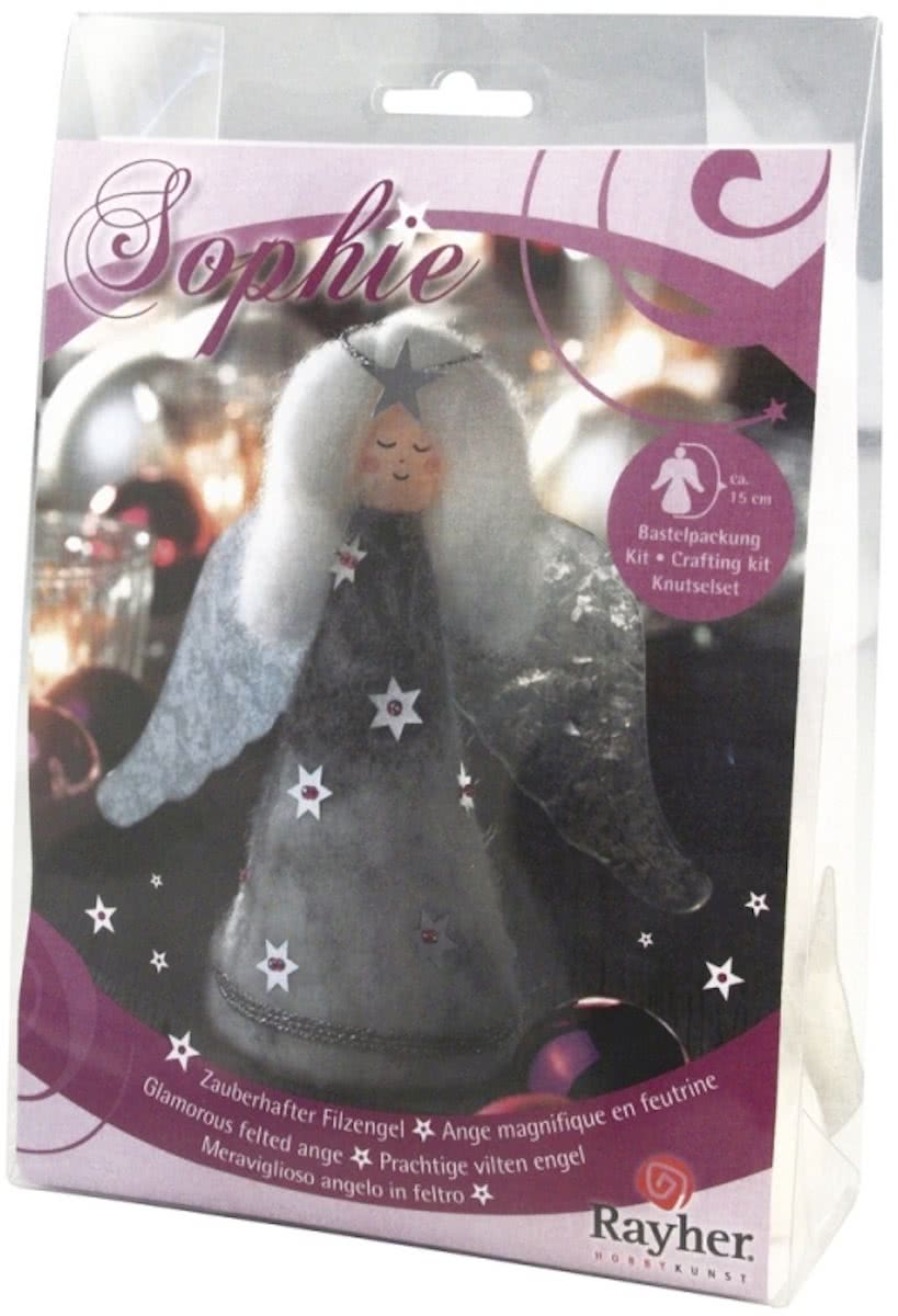 Kerst Hobbysetje engel 21 cm - Kerstmis knutselset