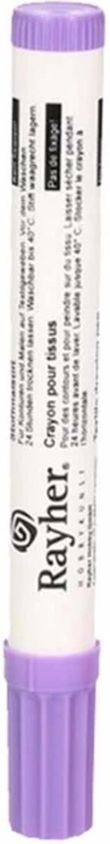 Lila paarse textielstift met dikke punt