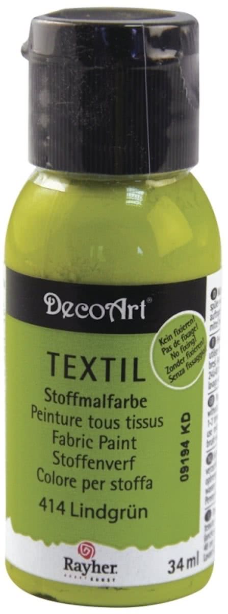 Lime groene textielverf flacon 34 ml