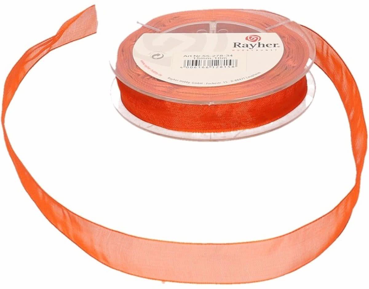 Oranje organza kadolint 10 meter