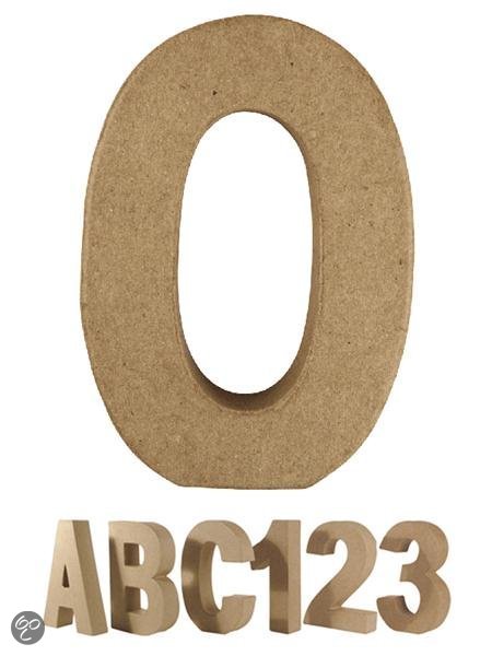 Papier mache letter O