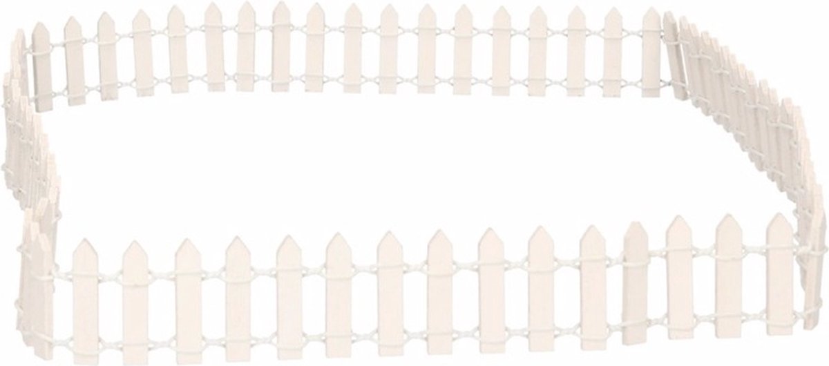 Rayher Hobby Miniatuur hek afsluiting/omheining - L90 x H3 cm - hout - hobby hekje