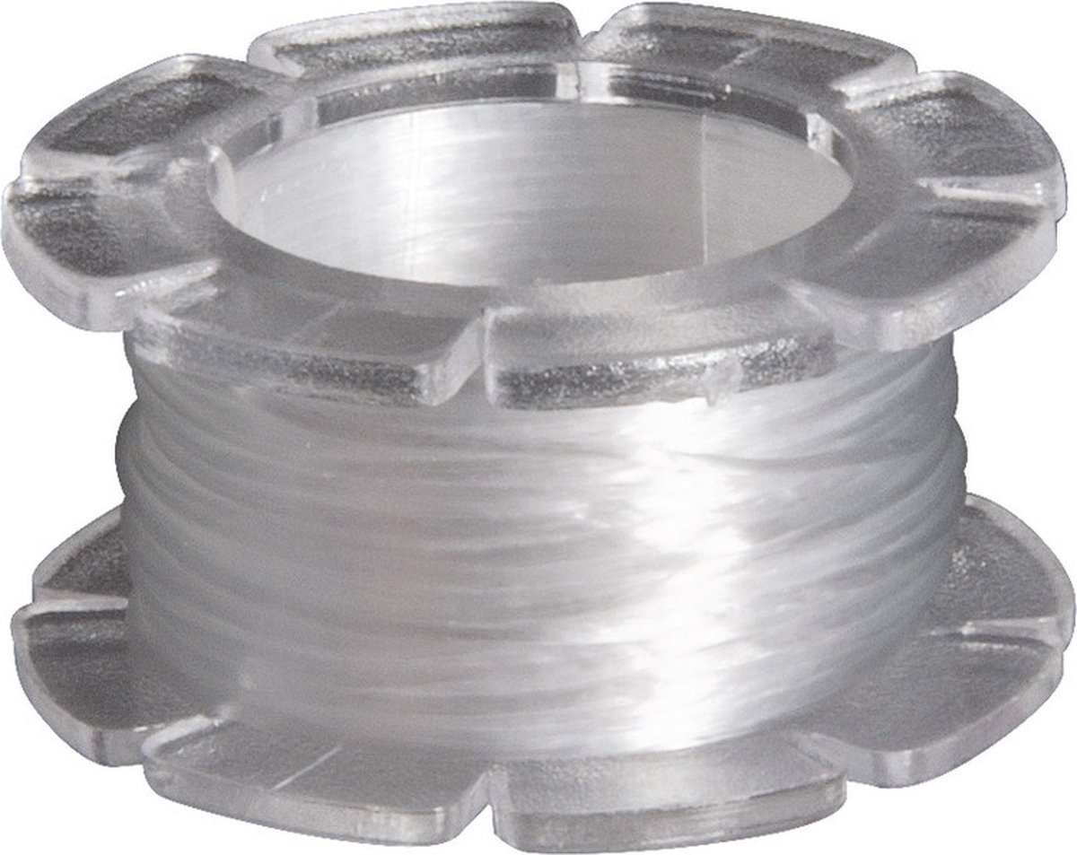 Rayher hobby Stretch draad op rol 0,5 mm - 5 meter - Transparant armband knutsel draad - Hobby & knutsel materiaal benodigdheden
