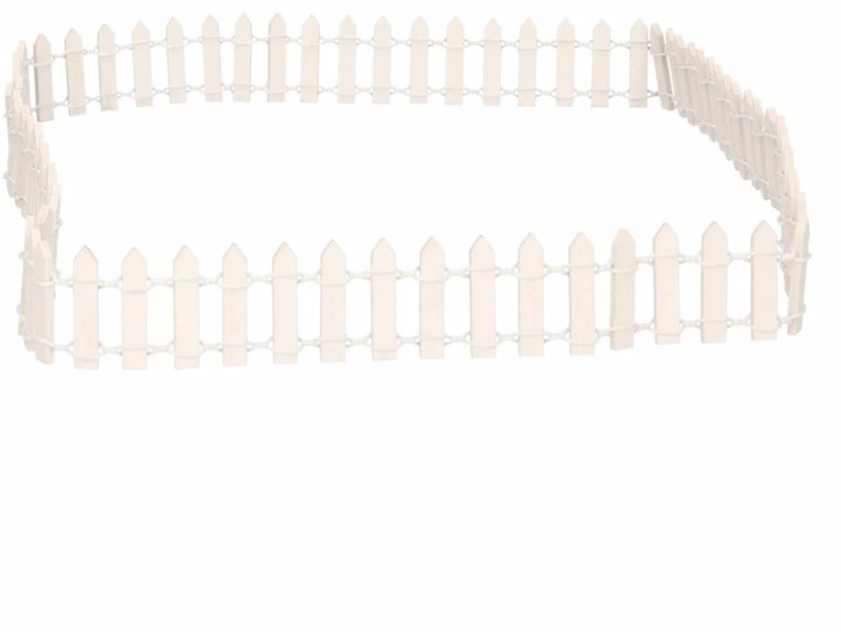 Tuinhekje wit 90 x 3 cm