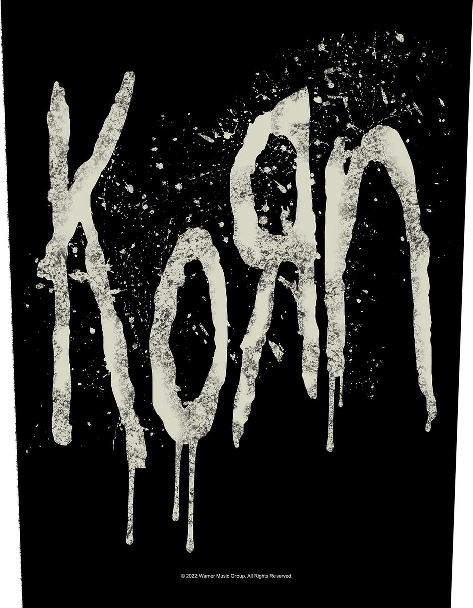 Korn - Splatter Logo - Rugpatch