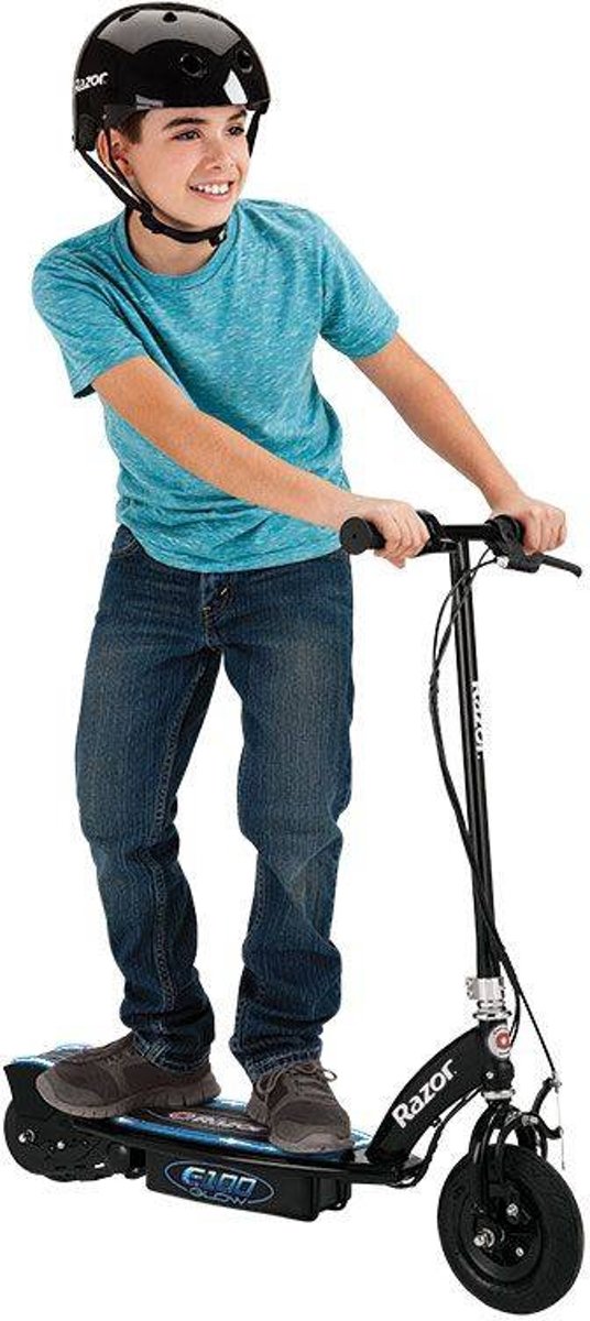 Step Razor electric E100 zwart lichtgevend - Elektrische step