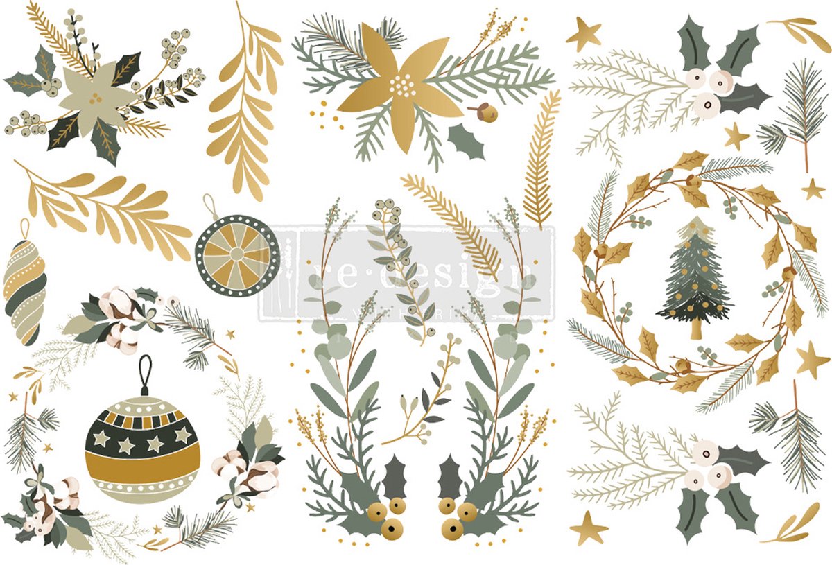 Re-Design with Prima - decortransfer - Holiday spirit