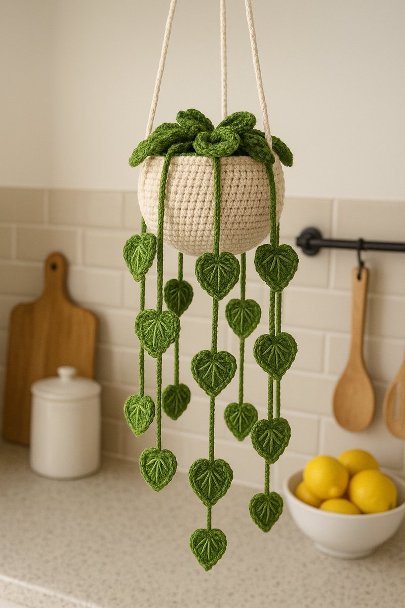 Haakpakket voor Beginners – Schattig Hangplantje – Compleet DIY Starterspakket