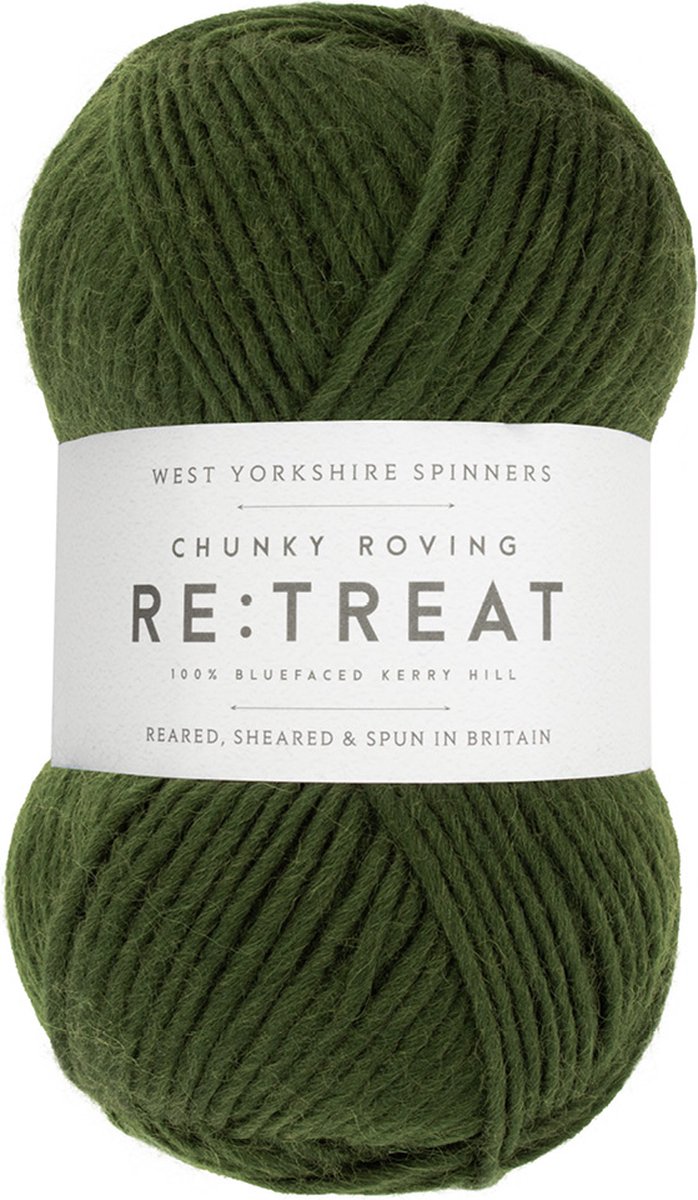 Chunky Wol ReTreat Purpose (donker groen)