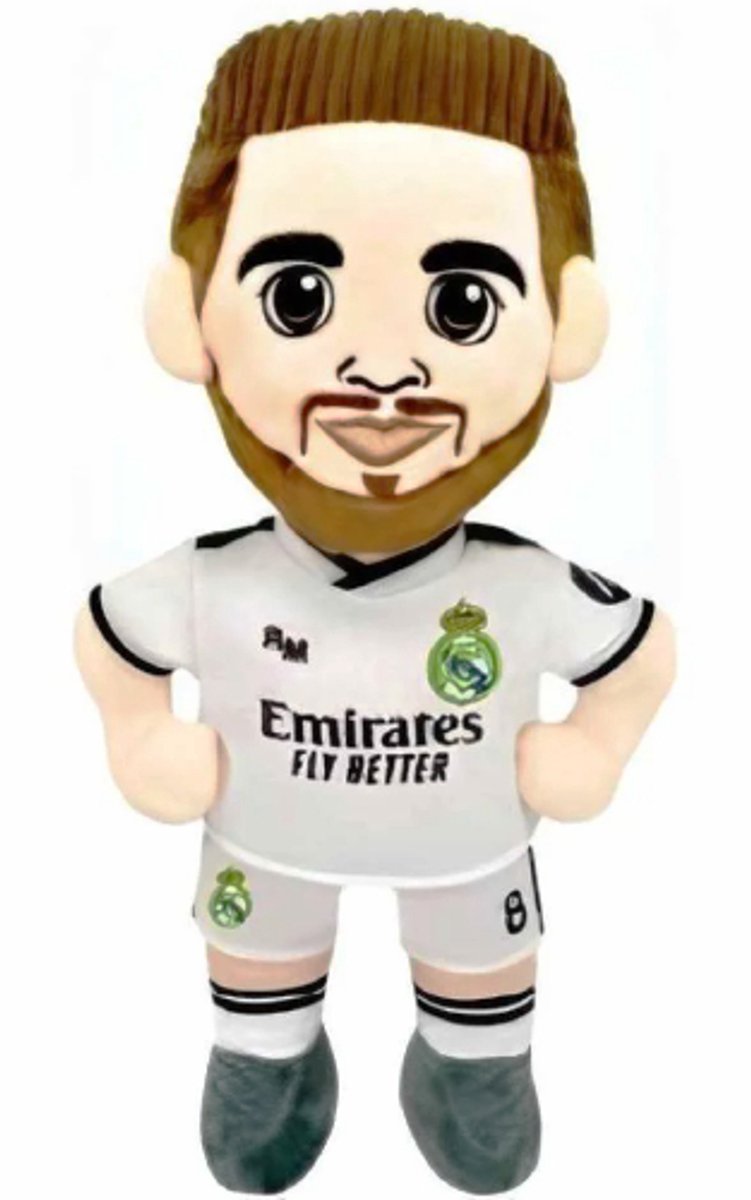Federico Valverde 8 - Real Madrid Voetbal Pluche Knuffel Pop 28 cm - Football Soccer Plush Toy - Speelgoed Knuffels voor Kinderen Jongens Meisjes - Real Madrid Voetballer Merchandise