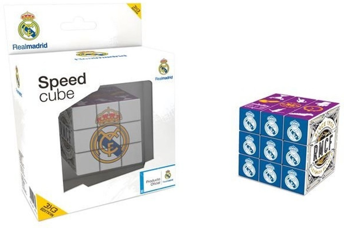 Real Madrid Rubiks Puzzel Real Madrid 5,5 Cm