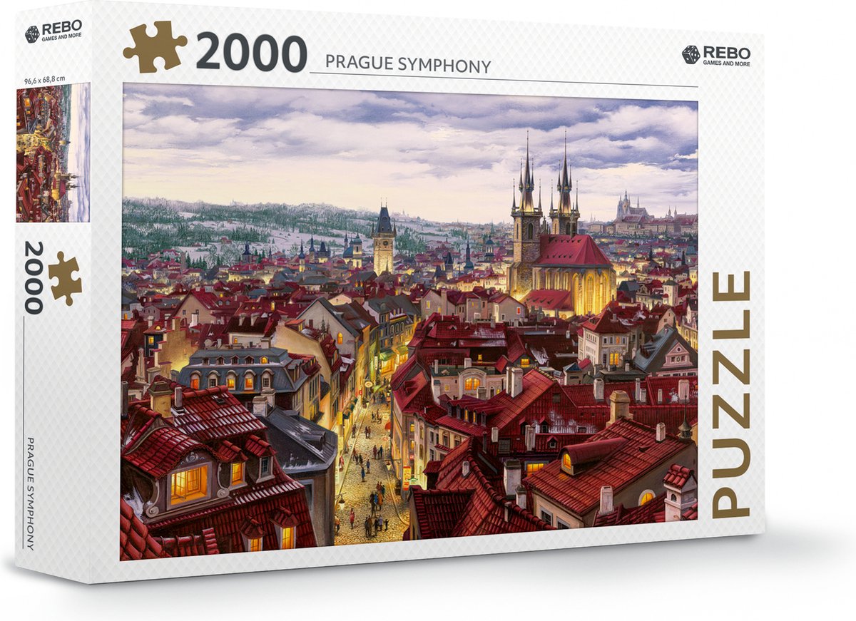 Rebo legpuzzel 2000 stukjes - Prague Symphony