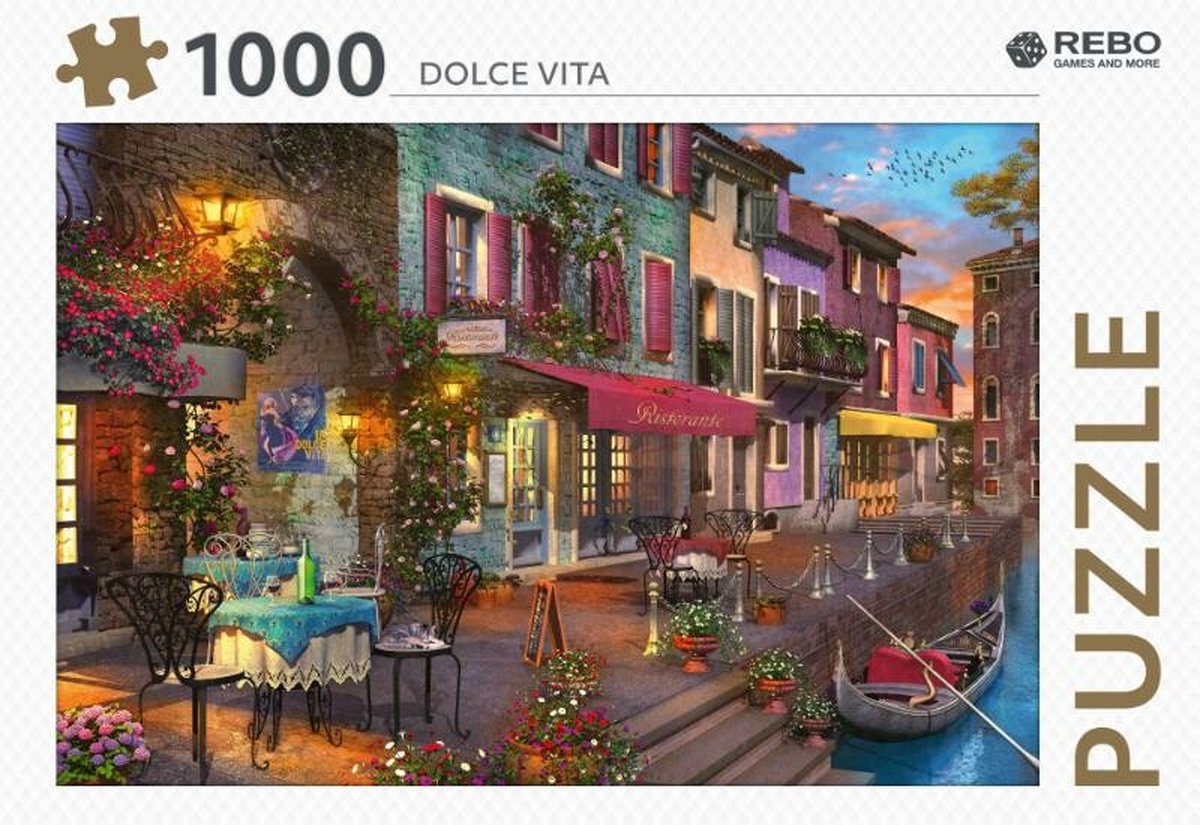 Rebo legpuzzel 1000 stukjes - Dolce Vita