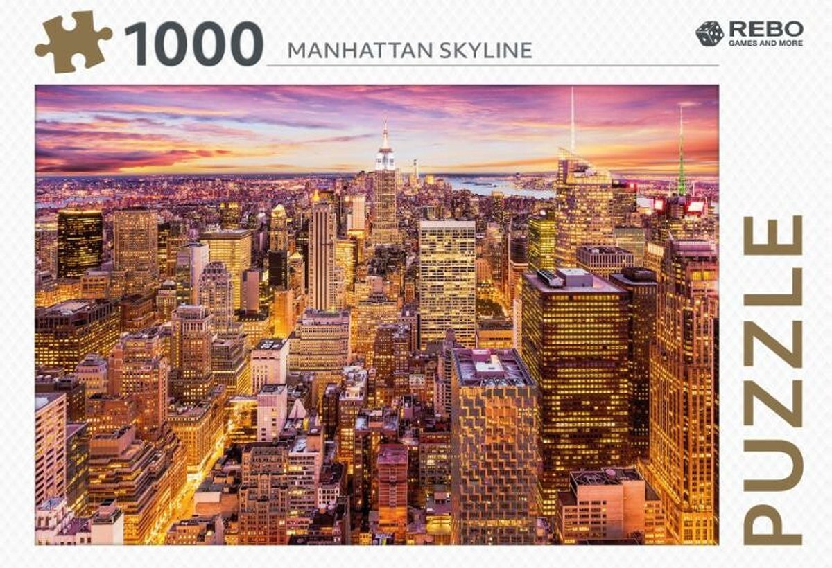 Rebo legpuzzel 1000 stukjes - Manhattan skyline