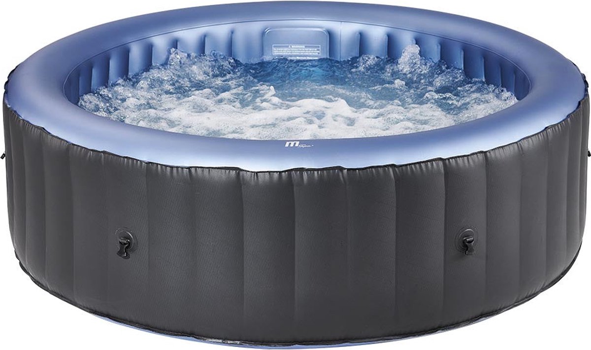 Ronde opblaasbare spa 6 plaatsen Ø204cm BERGEN