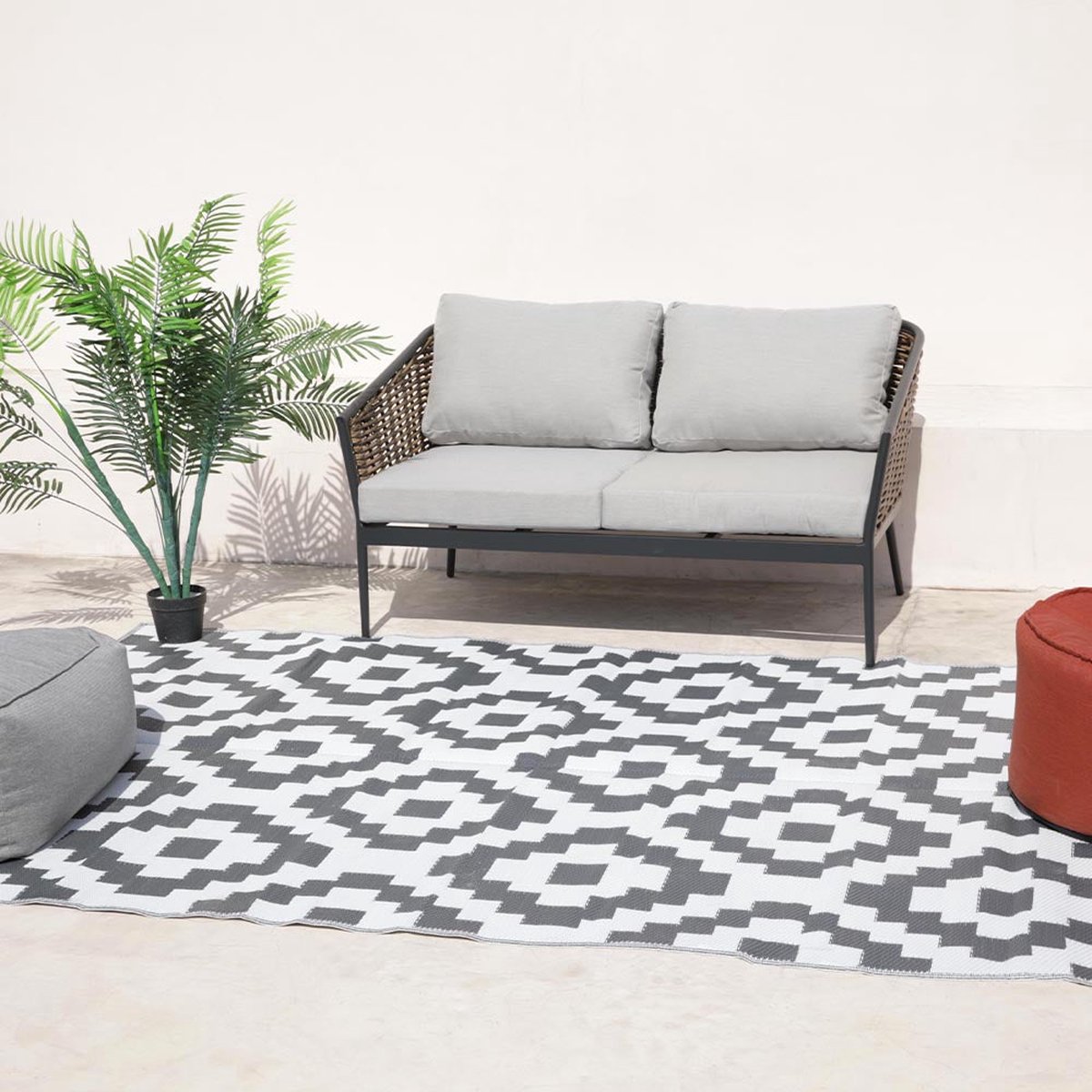 Tapijten voor buiten 270x180cm KENYA