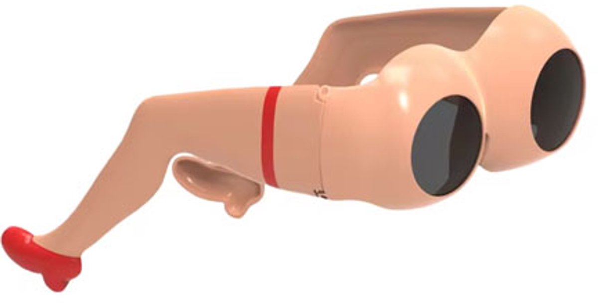 Grappige zonnebril - Volwassenen - Billen en benen - Vrijgezellenfeest - Prank