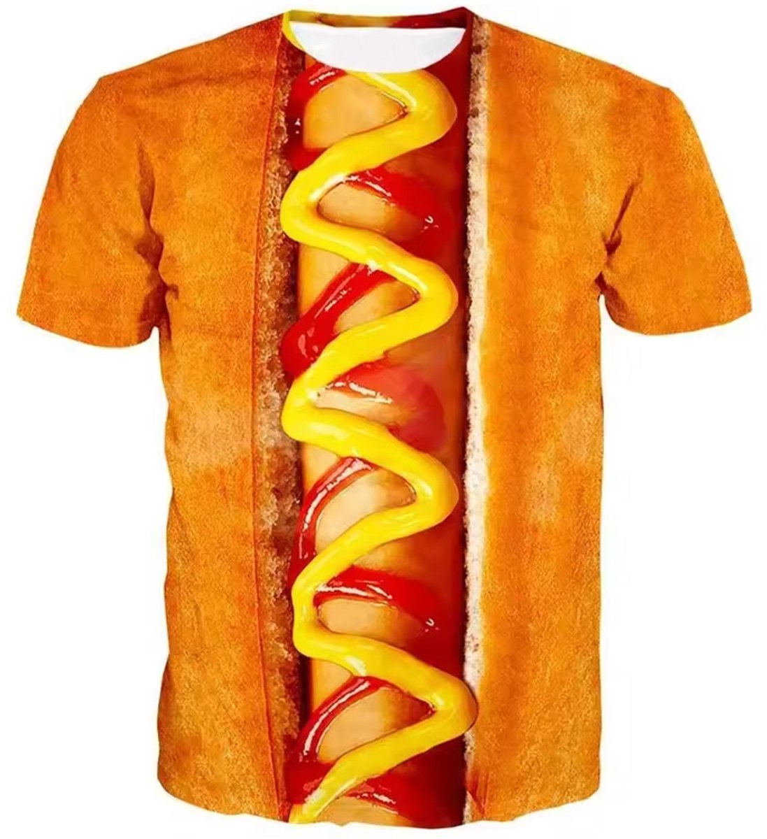 Hotdog Shirt - Grappig - T-shirt - Vrijgezellenfeest - Fout Feest - Eten