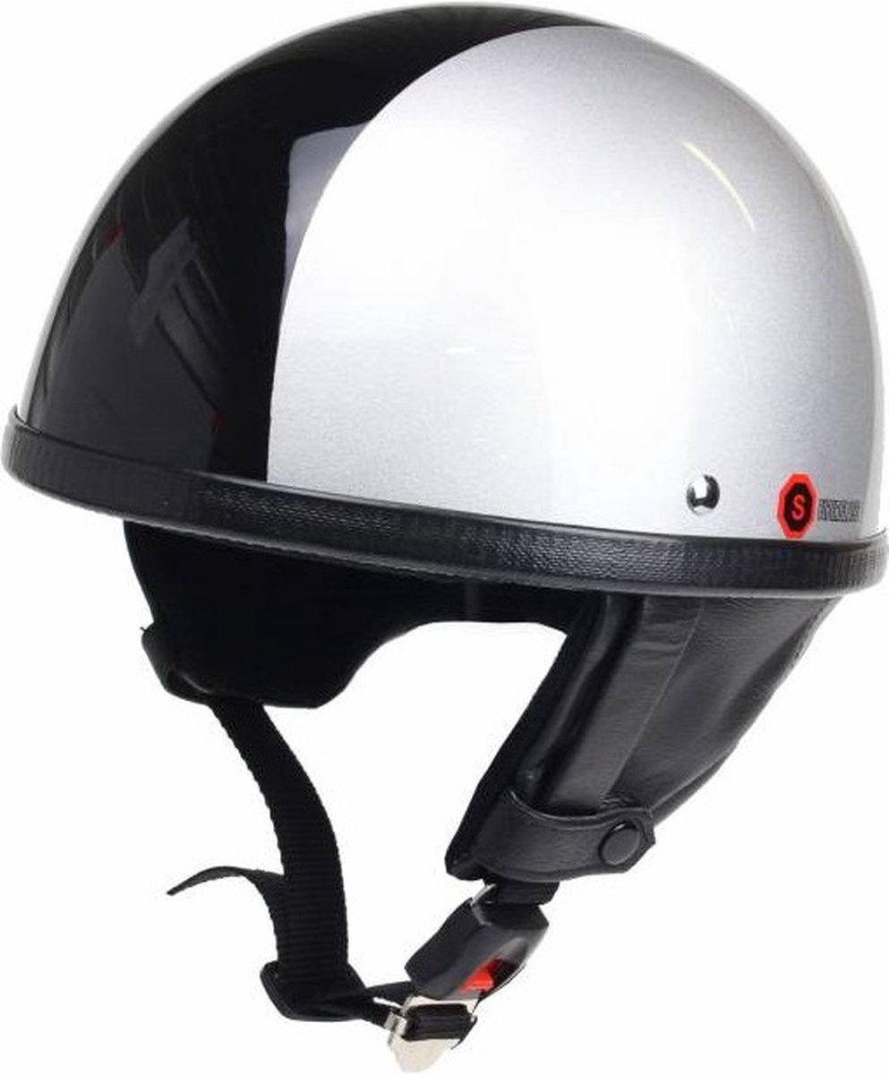 Redbike RB-500 pothelm zilver-zwart maat XXL